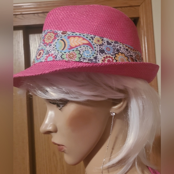 LITTLE BROWNIE BAKERS WOMEN'S OR CHILDREN'S PINK FEDORA - Picture 4 of 6